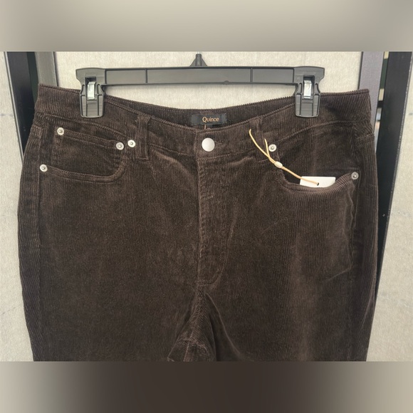 NWT quince Organic Stretch Corduroy Straight Leg Pants - Picture 5 of 10